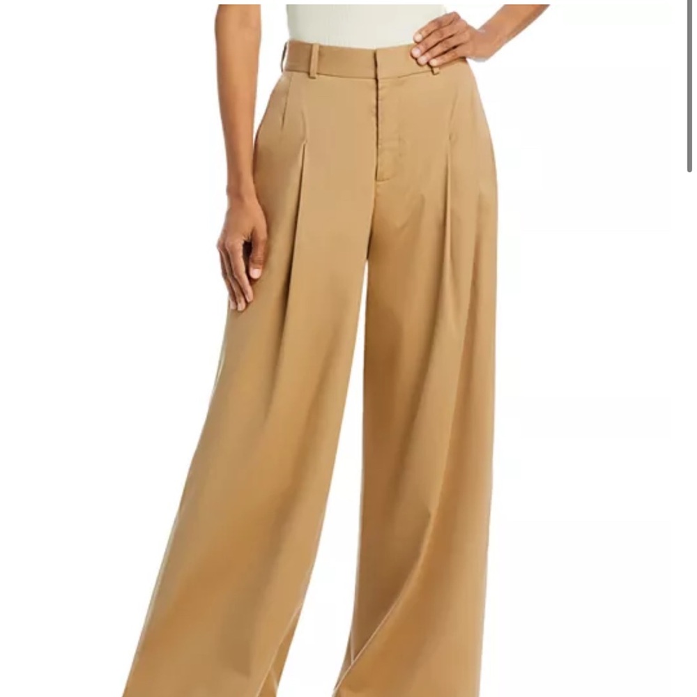 Frame Pleated  Wide Leg Pants